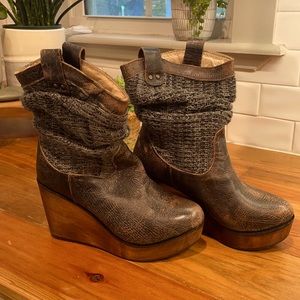 bed stu Bruges wedge boots.